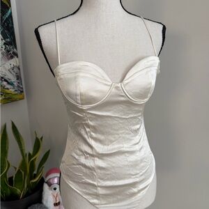 Zara Cream Bodysuit